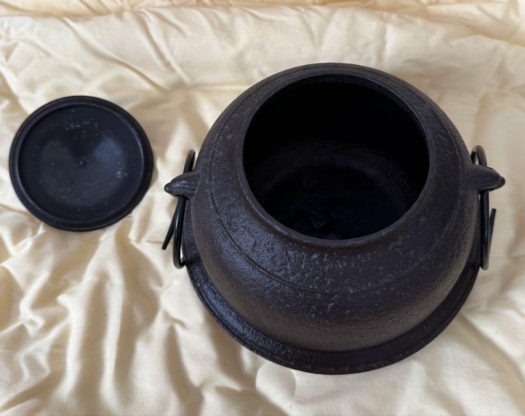 唐銅朝鮮風炉 野々田電熱器 鬼面風路 鬼面都色 茶釜 茶道具セット